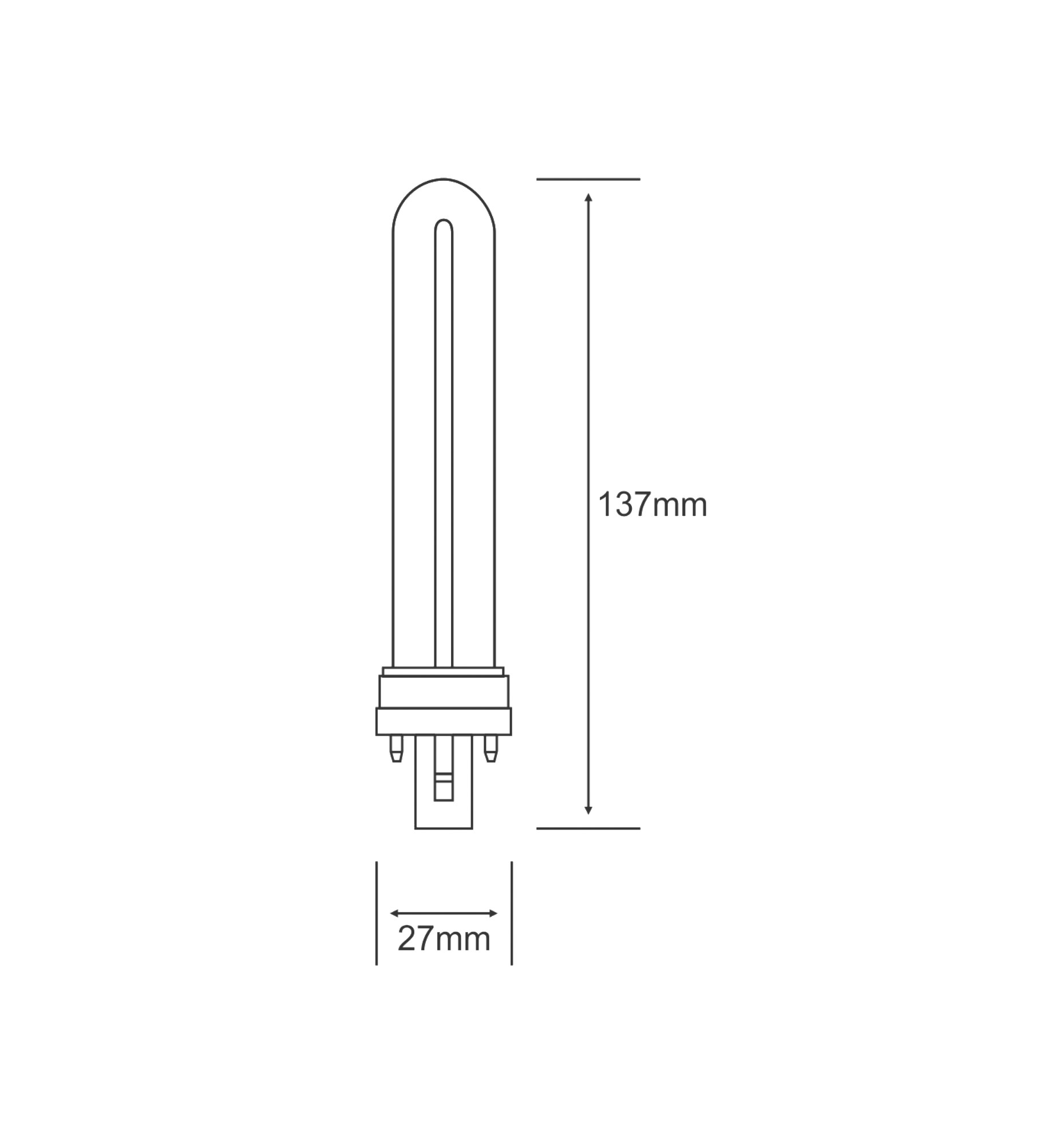 Bona-S Fluorescent w/o Ballast Luxram Single Turn
